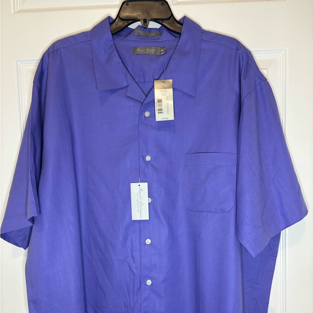NWT Daniel Cremieux Signature Shirt Mens 
Size XXL IRIS 55% cotton 45% Lyocell
